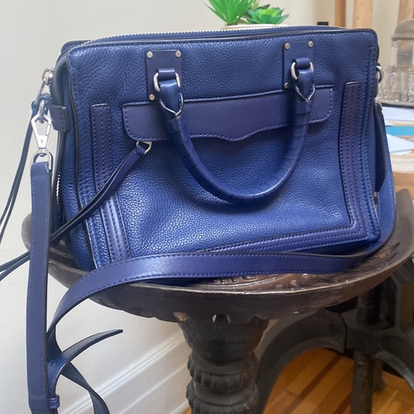 REBECCA MINKOFF | Navy top zip bree fall purse - Picture 3 of 7